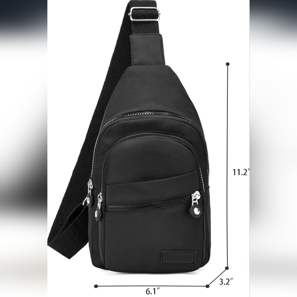 Small Sling Backpack Crossbody Sling Bag, Chest Bag Daypack Fanny Pack Cross Bod